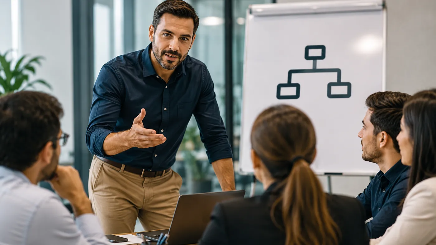 Imagem editorial sobre como criar um processo comercial previsível